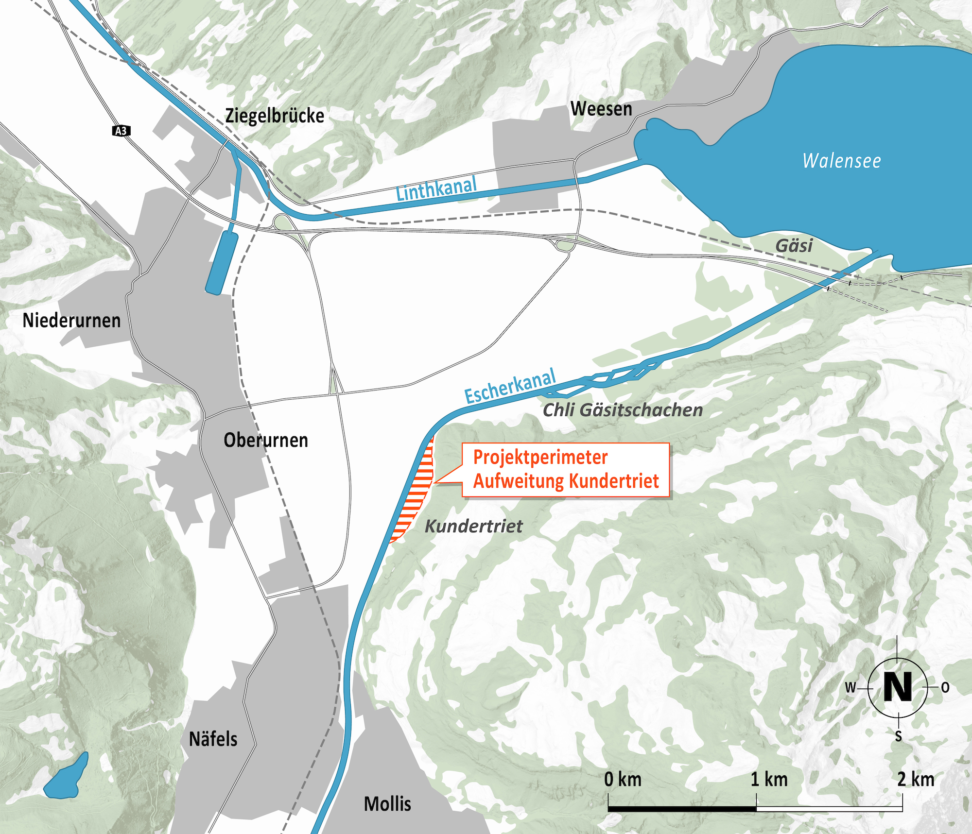 Medienmitteilung Linthwerk Grafik Situationsplan